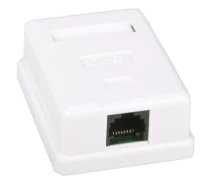 Придбати - розетку и выключатель  Комп'ютерна розетка RJ45 x1 UTP 5e Kingda (KD-WP6034-C5e)