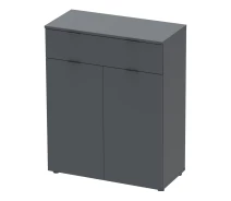 Придбати - комод  Комод Doros Рон 2 2 фасади 1 ящик Графіт 80х38х100 (41516004) (1971626578)