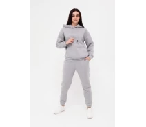 Придбати - жіночий спортивний костюм  Спортивний костюм Blue World 22-2522 3XL Світло-сірий (2000989148395W)