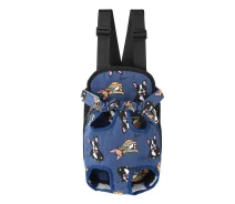 Придбати - переноску  Рюкзак- кенгуру Lesko SY210814 Dogs Blue L для тварин переноска для тварин