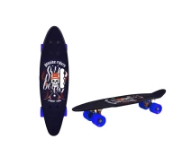 Придбати - скейтборд  Пенні борд 24" Bambi SC20514 PU колеса, з ручкою Синій SC20514(Blue) (SC20514(Blue)