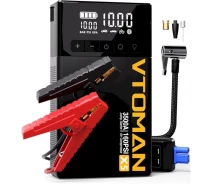 Придбати - пуско-зарядний пристрій для акумуляторів  Автомобільний Jump Starter Vtoman X5 3500A, компресор 160PSI 16000mAh (X5_VTOMAN)