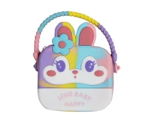 Придбати - дитячу сумку  Дитяча сумка Lesko AG-028 Rainbow Кролик через плече на одне відділення з силіконовим ремінцем