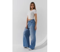 Придбати - жіночі джинси  Джинси Baggy жіночі Zeo Basic 4737 38 Блакитний