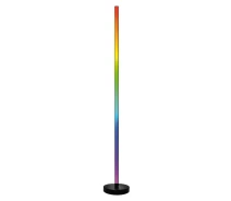 Придбати - торшер  SMART світильник підлоговий EUROLAMP LED-FLD-15W(RGB)B 15W 12V RGB 1400x155mm чорний (4262380666153)