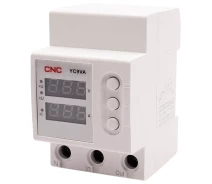 Придбати - реле контролю напруги  Однофазне реле контролю напруги та струму CNC YC9VA струму 63А