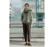 Придбати - чоловічий светр  В'язаний светр UNIQLO із вовни 1159825281 (Зелений 3XL) (art268554)