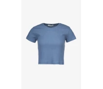 Придбати - жіночий топ  Топ однотонний жіночий 200284 L/XL Джинсовий