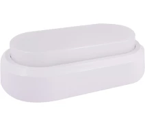 Придбати - промисловий світильник  Світильник LED накладний E.NEXT e.LED.oval.12.4500.white 12W 220V 840lm 500K 190x100x45mm IP54 (l0810105)