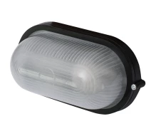 Придбати - промисловий світильник  Світильник E.NEXT e.light.1401.1.100.27.black 100W 230V E27 IP54 овальний 283х130х162mm чорний (l002026)