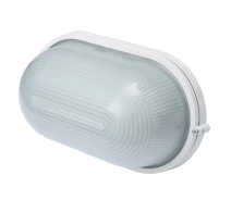 Придбати - промисловий світильник  Світильник E.NEXT e.light.1401.1.100.27.white 100W 230V E27 IP54 овальний 283х130х162mm білий (l002025)