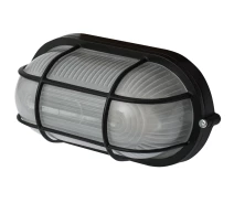 Придбати - промисловий світильник  Світильник E.NEXT e.light.1403.1.60.27.black 60W 230V E27 IP54 овальний 213х100х107mm чорний (l002011)