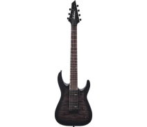 Придбати - электрогитару  Електрогітара Jackson Guitars JS22Q-7 DKA Dinky Arch TOP HT Transparent Black Burst (231252) (838400-01)