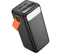 Придбати - універсальну мобільну батарею  Power bank Borofone BJ66A 50000 mAh PD20W+QC3.0 (22.5W) зі швидкою зарядкою, дисплеєм та ліхтариком 2xUSB Black