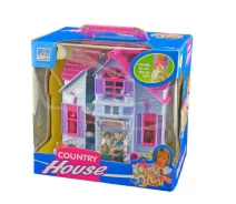 Придбати - ляльки, набори для ляльок  Будиночок розкладний F611 Sweet Home з фігурками, з меблями, в коробці (6903168541016)