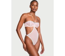 Придбати - жіночу еротичну білизну  Жіночий комбідрес Victoria's Secret боді з вишивкою 1159817614 (Блакитний S) (art971497)