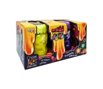 Придбати - іграшку-антистрес  В'язка маса "Mega Stretch Slime" SLM-11-01U 2 банки Вид 3 | SLM-11-01U(Orange-Blue) (SLM-11-01U(Orange-Blue)