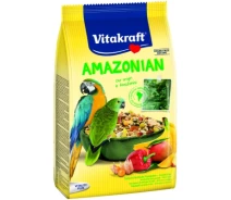 Придбати - корм для птиці  Корм для птахів Vitakraft Amazonia для американських папуг 750 г (4008239216434)