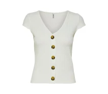 Придбати - блузку  Блуза ONLNELLA BUTTON TOP NOOS JRS 15181030 Cloud Dancer ONLY XL Білий