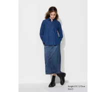 Придбати - жіночу сорочку  Джинсова сорочка UNIQLO 1159827809 (Синій XS) (art871637)