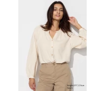 Придбати - жіночу сорочку  Фланелева сорочка UNIQLO 1159826714 (Молочний XL) (art204508)