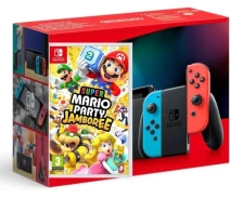 Придбати - ігрову консоль  Ігрова консоль Nintendo Switch Neon Blue-Red (Upgraded version) + Гра Super Mario Party Jamboree (російські субтитри)
