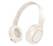 Придбати - навушники  Бездротові навушники Bluetooth Hoco W46 накладні з мікрофоном Beige