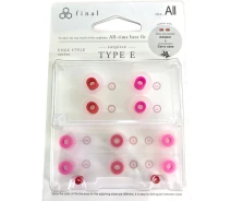 Придбати - аксесуари для навушників  Амбушюри Final Audio Earpiece Type E Clear Red (set 5 pair) (FI-EPECL2A4_EN)