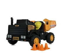 Придбати - дитячий електромобіль  Дитяча вантажівка 8500AEBLR-6(24V) Bambi Racer з пультом управління 2,4G, колеса EVA, шкіряне сидіння, жовтий
