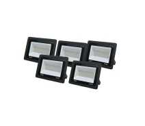 Придбати - прожектор  Комплект світлодіодних прожекторів Lightwell 50W 5шт (LW-FL-B-50)