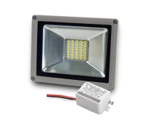Придбати - прожектор  Комплект LED-прожектор Lightwell LW-20W-220 та Датчик руху із сенсором освітленості AMRS