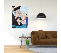 Придбати - плакат  Плакат-постер з принтом "Yuri on Ice - Юрі на льоду (аніме) 9" А0