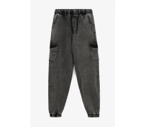 Придбати - дитячі джинси  Джинси Joggers для хлопчика Pitiki 9012-3 146 см Сірий