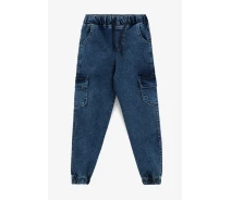 Придбати - дитячі джинси  Джинси Joggers для хлопчика Pitiki 9015-1 110 см Синій