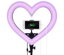 Придбати - кільцеве світло  Кільцева LED лампа RGB ZB-48 (48 см. 19" | 268 світлодіодів | 68 RGB) (ts000076171)