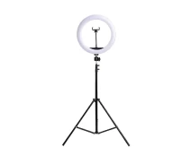 Придбати - кільцеве світло  Комплект набір кільцева світлодіодна LED лампа зі штативом Bluetooth пультом 3 режими підсвічування 13 Вт (479166-Prob)