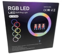 Придбати - кільцеве світло  Кольцевая лампа RL-14 RGB 36 см, яркий и мягкий свет, XPRO (RL-14 RGB_1289)
