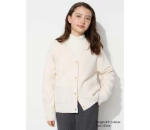 Придбати - дитячий кардиган  Дитяча кофта-кардиган UNIQLO із пряжі Soufflee 1159827335 (Молочний 5-6) (art167822)