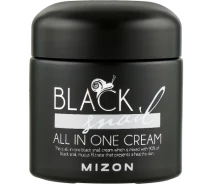 Придбати - корейський крем для обличчя  Крем для обличчя Mizon Black Snail All In One Cream 75 мл (8809663751753) (654305-01)