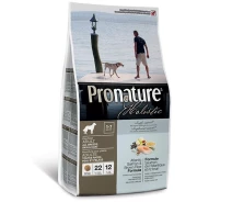 Придбати - корм для собаки  Корм для собак всіх порід Pronature Holistic Adult Atlantic Salmon&Brown Rice 2.72 кг сухий холистик (ПРХСВАЛКР2_72)