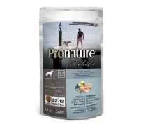 Придбати - корм для собаки  Корм для собак всіх порід Pronature Holistic Adult Atlantic Salmon&Brown Rice 0,34 кг сухий холистик (ПРХСВАЛКР340)