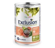 Придбати - корм для собаки  Консерва для собак Exclusion Adult Salmon All Breed з лососем 400 г (8011259003546)