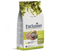 Придбати - корм для собаки  Сухий корм Exclusion Adult Chicken Medium Breed для дорослих собак середніх порід 3 кг (8011259003089)
