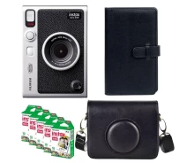 Придбати - фотоапарат  Подарунковий набір камера Fujifilm Instax Mini EVO, Фотопапір 50 шт, Чохол, Фотоальбом 108 фото Чорний (NAB_MINI_EVO_05_BLACK)