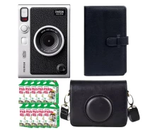 Придбати - фотоапарат  Подарунковий набір камера Fujifilm Instax Mini EVO, Фотопапір 100 шт, Чохол, Фотоальбом 108 фото Чорний (NAB_MINI_EVO_06_BLACK)