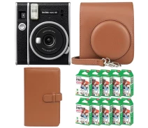 Придбати - фотоапарат  Подарунковий набір Фотоапарат Fujifilm Instax Mini 40, Фотопапір 100 шт, Чохол, Фотоальбом на 108 фото Коричневий (NAB_MINI40_100_BROWN)