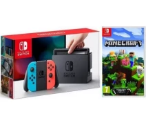 Придбати - ігрову консоль  Ігрова консоль Nintendo Switch Neon blue/red + Minecraft