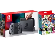 Придбати - ігрову консоль  Ігрова консоль Nintendo Switch Gray + Super Mario Party Joy-Con Bundle