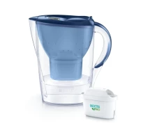 Придбати - фильтр-кувшин  Фільтр-кувшин Brita Marella Memo MXPro 2.4л (1.4л води) з фільтр-картриджем, синій (1052799) (839648-01)
