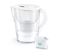 Придбати - фильтр-кувшин  Фільтр-кувшин Brita Marella XL Memo MXPro 3.5л (2л води) з фільтр-картриджем, білий (1052778) (839651-01)